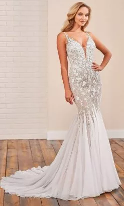 Enchanting By Mon Cheri - 221162 Soft Tulle See Through Trumpet Dress