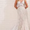 Enchanting By Mon Cheri - 221164 Romantic Laced Long Wedding Dress -Wedding Dresses shop online enchanting by mon cheri 221164 romantic laced long wedding dress bridal dresses 0 diamond white nude 28323711123539