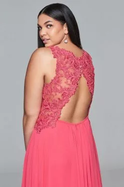 Faviana - 9433 Sleeveless V-neck A-line Dress 9 Faviana - 9433 Sleeveless V-neck A-line Dress -Wedding Dresses shop online faviana 9433 sleeveless v neck a line dress bridesmaid dresses 28968027652179