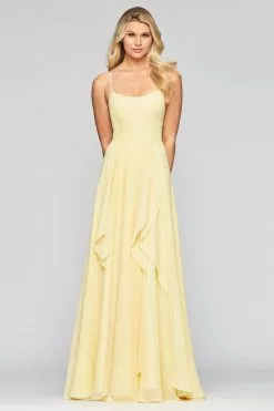 Faviana - S10434 Ruffled Scoop A-Line Evening Dress 11 Faviana - S10434 Ruffled Scoop A-Line Evening Dress -Wedding Dresses shop online faviana s10434 ruffled scoop a line evening dress bridesmaid dresses 13438384898131