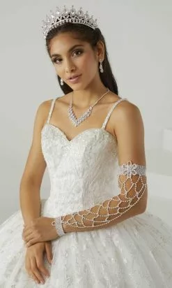 Fiesta Gowns - 56437 Sleeveless Floral Glitter Gown -Wedding Dresses shop online fiesta gowns 56437 sleeveless floral glitter gown special occasion dress 30613532016723