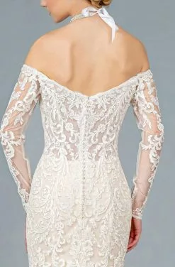 GLS By Gloria - GL1801 Embroidered Deep Off-Shoulder Trumpet Dress 9 GLS By Gloria - GL1801 Embroidered Deep Off-Shoulder Trumpet Dress -Wedding Dresses shop online gls by gloria gl1801 embroidered deep off shoulder trumpet dress wedding dresses 28260537696339