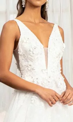 GLS By Gloria GL3012 - Sleeveless Deep V-neckline Evening Gown 12 GLS By Gloria GL3012 - Sleeveless Deep V-neckline Evening Gown -Wedding Dresses shop online gls by gloria gl3012 sleeveless deep v neckline evening gown bridal dresses 30119876100179