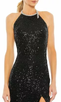 Ieena Duggal 26943 - Sequined High Neck Bridal Gown -Wedding Dresses shop online ieena duggal 26943 sequined high neck bridal gown bridal gown 31149990477907