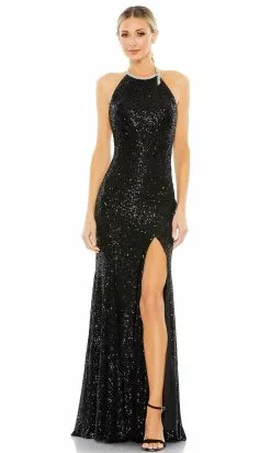 Ieena Duggal 26943 - Sequined High Neck Bridal Gown -Wedding Dresses shop online ieena duggal 26943 sequined high neck bridal gown bridal gown 31149990543443