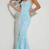 Jasz Couture 7430 - Strapless Sequin Dress -Wedding Dresses shop online jasz couture 7430 strapless sequin dress special occasion dress 000 aqua 31628684558419