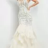 Jovani - 04625 Jeweled Tier-Ornate Dress 1 Jovani - 04625 Jeweled Tier-Ornate Dress -Wedding Dresses shop online jovani 04625 jeweled tier ornate dress special occasion dress 00 off white 27938219556947
