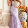 Jovani 08144 - Feathered Trumpet Prom Dress -Wedding Dresses shop online jovani 08144 feathered trumpet prom dress prom dresses 00 lilac 31423063949395