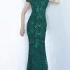 Jovani - 1910 Sequin Floral Embroidered Dress 2 Jovani - 1910 Sequin Floral Embroidered Dress -Wedding Dresses shop online jovani 1910 sequin floral embroidered dress evening dresses 00 emerald 28695015030867