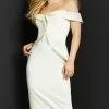 Jovani 4138 - Off Shoulder Knee-Length Prom Dress -Wedding Dresses shop online jovani 4138 off shoulder knee length prom dress special occasion dress 31091470270547