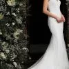 Jovani Bridal - JB03909 Thin Strap Beaded Wedding Gown -Wedding Dresses shop online jovani bridal jb03909 thin strap beaded wedding gown wedding dresses 00 white 28326232162387