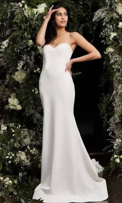 Jovani Bridal - JB06912 Strapless Sweetheart Bridal Gown -Wedding Dresses shop online jovani bridal jb06912 strapless sweetheart bridal gown bridal dresses 28324503683155