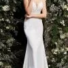 Jovani Bridal - JB07201 Lace Detailed Sheath Bridal Gown -Wedding Dresses shop online jovani bridal jb07201 lace detailed sheath bridal gown bridal dresses 00 ivory 28324610768979