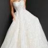 JVN By Jovani - Sweetheart A-Line Prom Dress JVN08417SC - 1 Pc Ivory In Size 4 Available -Wedding Dresses shop online jovani sweetheart a line prom dress jvn08417sc 1 pc ivory in size 4 available ccsale 4 ivory 30574256455763
