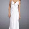 La Femme - 13308 Sensational Bejeweled V-Neck Sheath Dress