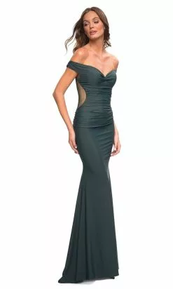 La Femme - 30449 Off Shoulder Jersey Gown 31 La Femme - 30449 Off Shoulder Jersey Gown -Wedding Dresses shop online la femme 30449 off shoulder jersey gown special occasion dress 29418677338195