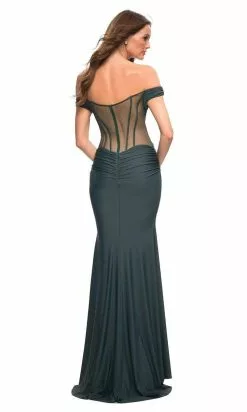 La Femme - 30449 Off Shoulder Jersey Gown 29 La Femme - 30449 Off Shoulder Jersey Gown -Wedding Dresses shop online la femme 30449 off shoulder jersey gown special occasion dress 29418677567571