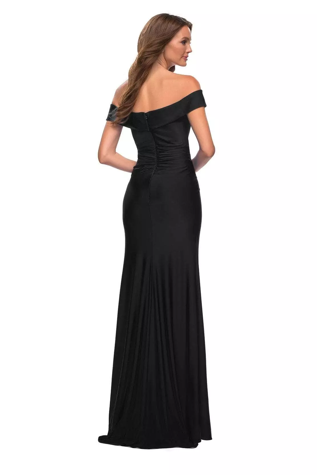 La Femme 30703 - Ruched Sheath Gown 7 La Femme 30703 - Ruched Sheath Gown - Image 5