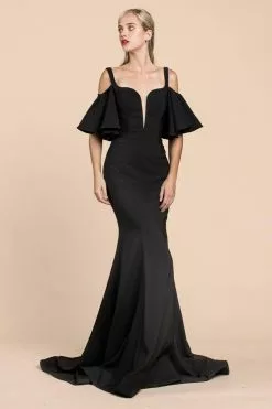 Ladivine A0079 -Wedding Dresses shop online ladivine a0079 evening dresses 2 black 31325610213459