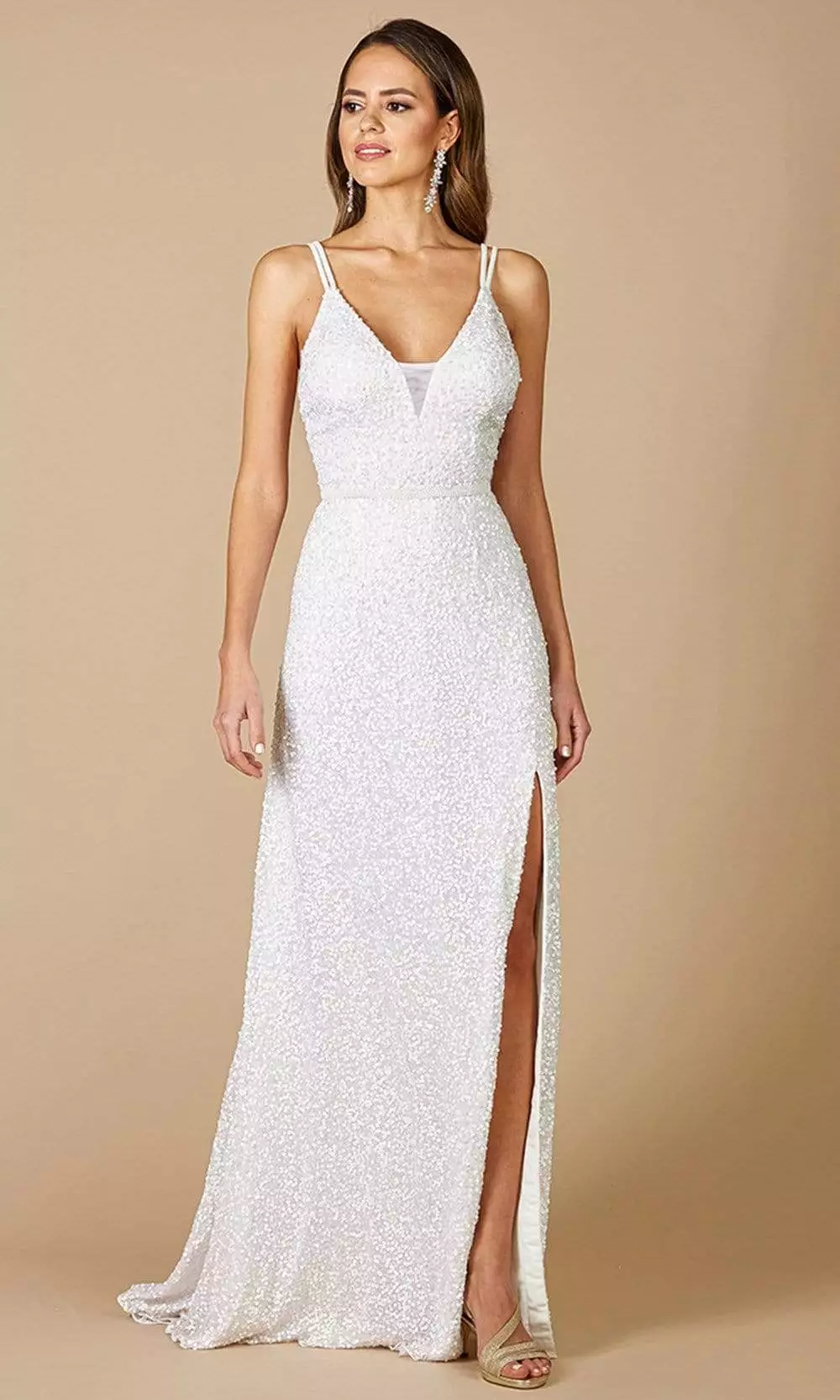 Lara Dresses - 51065 Fitted A-Line Evening Dress 3 Lara Dresses - 51065 Fitted A-Line Evening Dress