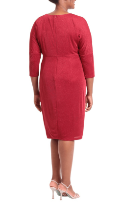 London Times T5978M - Jewel Neck Glitter Formal Dress -Wedding Dresses shop online london times t5978m jewel neck glitter formal dress special occasion dress 32266605101139