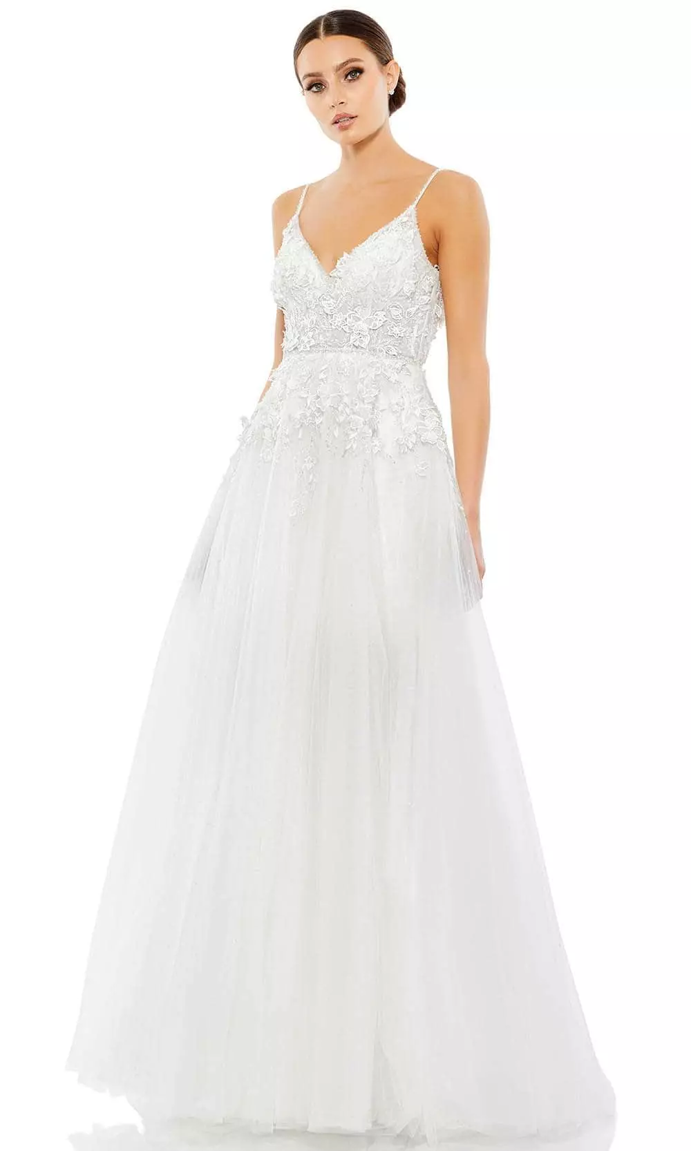 Mac Duggal 11228 - Floral Embroidered Bridal Gown 3 Mac Duggal 11228 - Floral Embroidered Bridal Gown