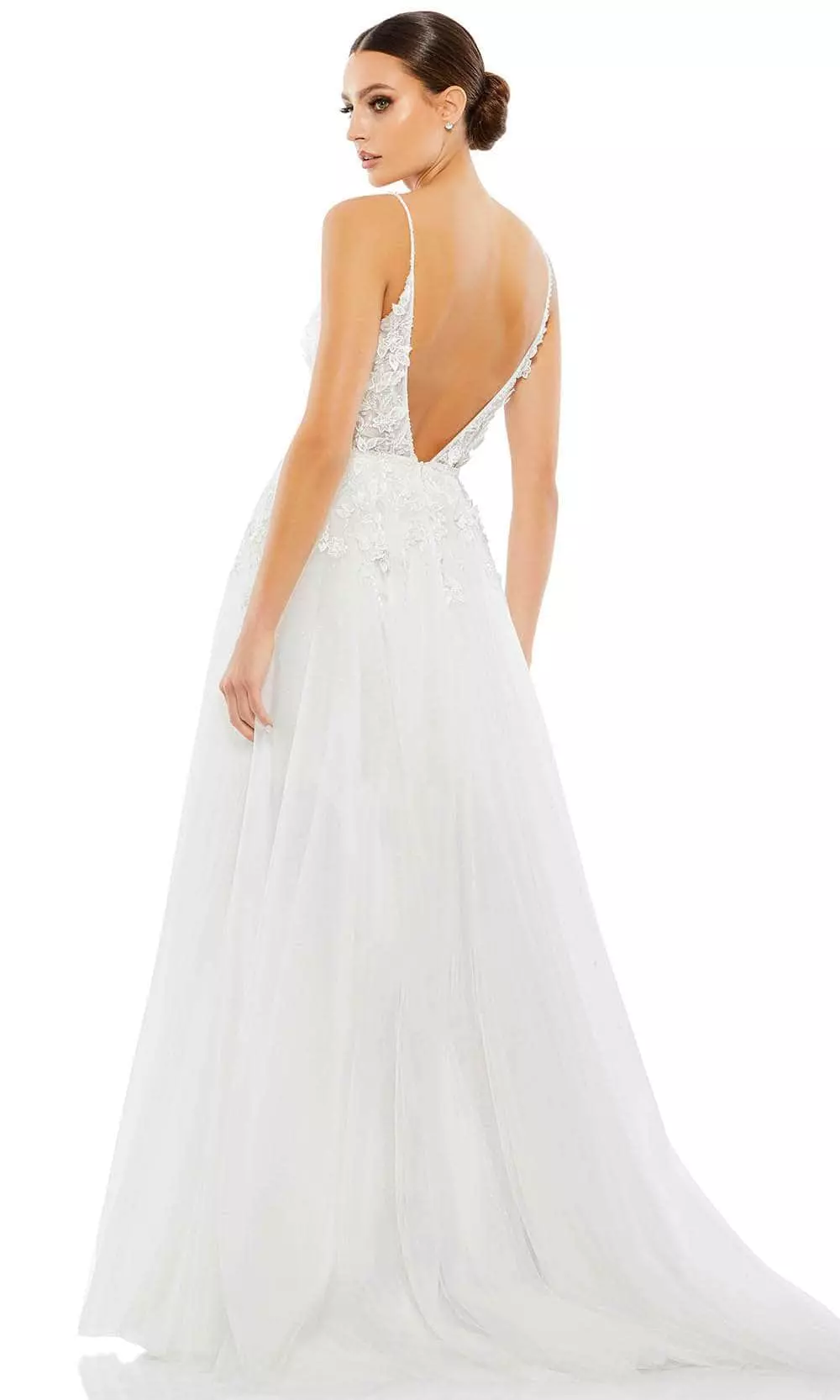 Mac Duggal 11228 - Floral Embroidered Bridal Gown 4 Mac Duggal 11228 - Floral Embroidered Bridal Gown - Image 2