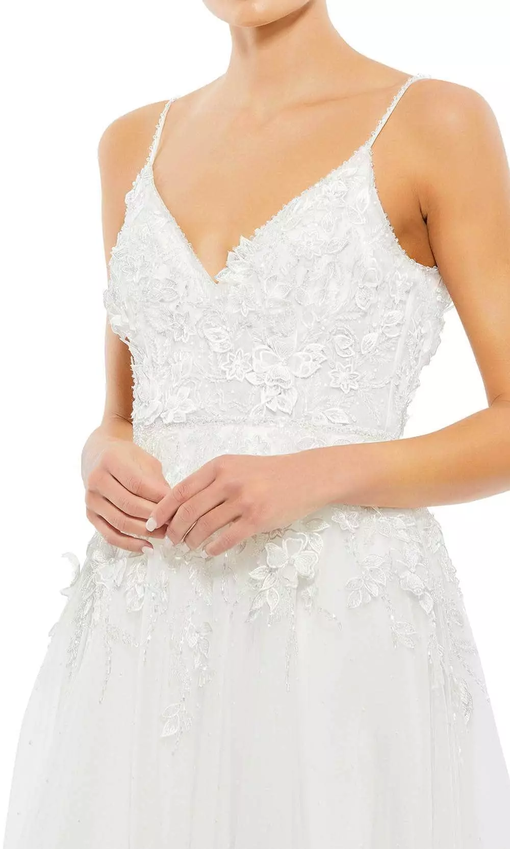 Mac Duggal 11228 - Floral Embroidered Bridal Gown 5 Mac Duggal 11228 - Floral Embroidered Bridal Gown - Image 3