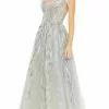 Mac Duggal 20259 - Feather Embellished Evening Dress -Wedding Dresses shop online mac duggal 20259 feather embellished evening dress prom dresses 2 seamist 31487534661715