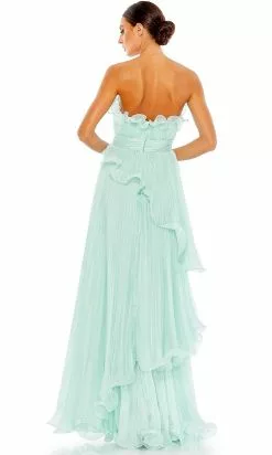 Mac Duggal 49537 - Ruffled Strapless A-Line Prom Gown -Wedding Dresses shop online mac duggal 49537 ruffled strapless a line prom gown prom dresses 31469824409683