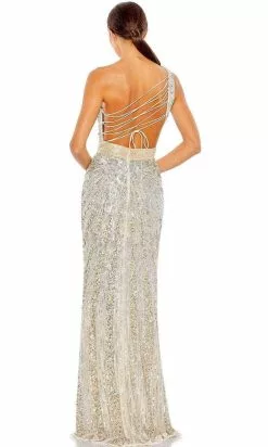 Mac Duggal 5687 - One Sleeve Asymmetrical Long Gown -Wedding Dresses shop online mac duggal 5687 one sleeve asymmetrical long gown special occasion dress 30465739980883