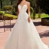 Mary's Bridal MB2141 - Lace Appliqued Sweetheart Neck Wedding Gown