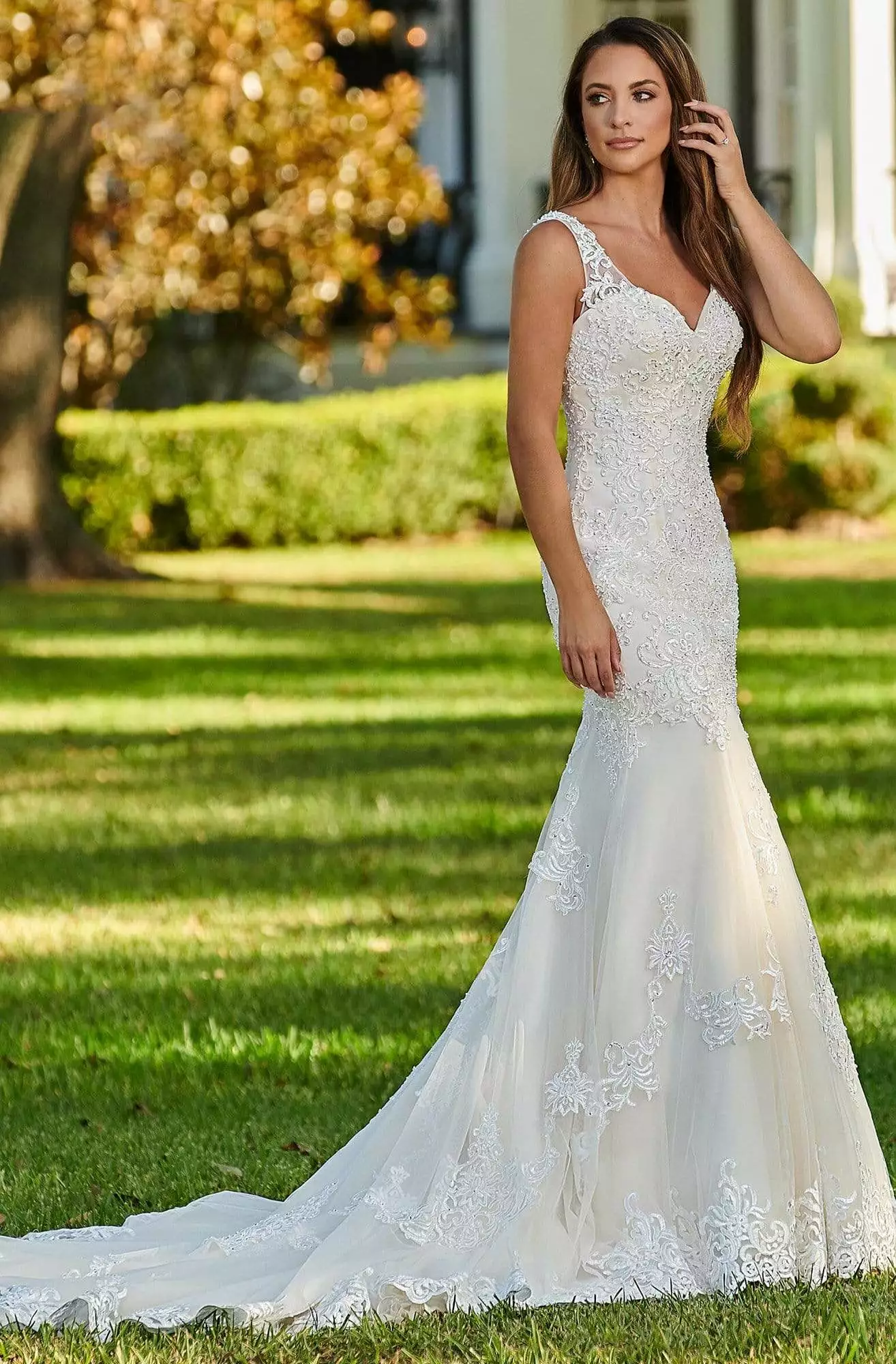 Mary's Bridal - MB3093 Sweetheart Lace-Up Trumpet Dress 3 Mary's Bridal - MB3093 Sweetheart Lace-Up Trumpet Dress