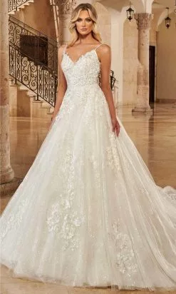 Mary's Bridal MB4118 - Strapless Plunging Sweetheart Neck Bridal Gown