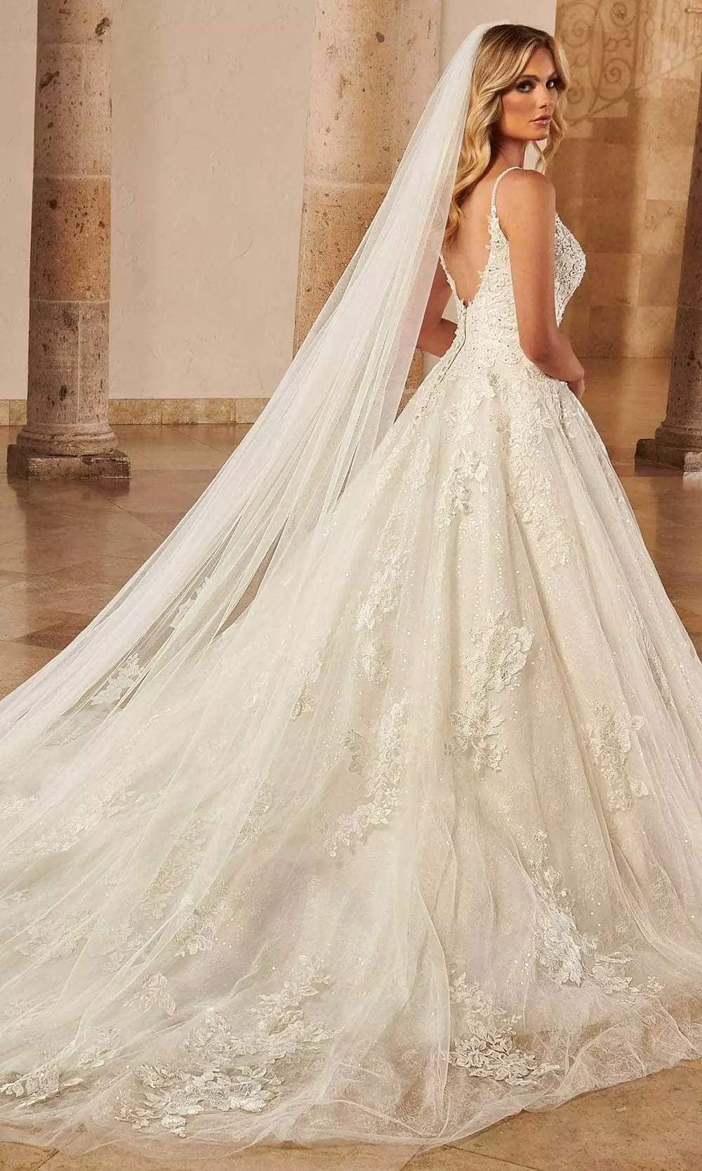 Mary's Bridal MB4118 - Strapless Plunging Sweetheart Neck Bridal Gown 4 Mary's Bridal MB4118 - Strapless Plunging Sweetheart Neck Bridal Gown - Image 2