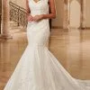 Mary's Bridal MB4119 - Sweetheart Neck With Cap Sleeves Bridal Gown