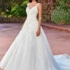 Mary's Bridal MB4131 - Floral Appliqued Sleeveless Wedding Gown