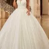 Mary's Bridal MB6100 - Sleeveless Deep V-Neck Bridal Gown