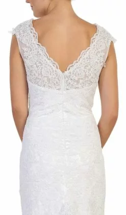 May Queen Bridal - MQ1564 Lace Bateau Mermaid Dress With Train -Wedding Dresses shop online may queen bridal mq1564 lace bateau mermaid dress with train wedding dresses 7280976986195