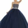 May Queen - LK114 Strapless Embellished Ballgown 1 May Queen - LK114 Strapless Embellished Ballgown -Wedding Dresses shop online may queen lk114 strapless embellished ballgown special occasion dress 4 navy 27976854405203