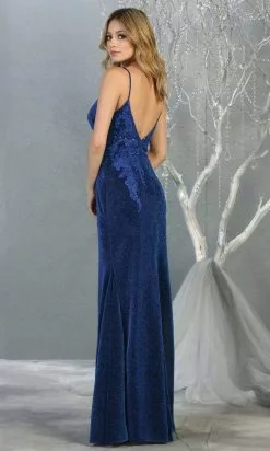 May Queen - MQ1796 Lace Applique-Ornate Trumpet Dress -Wedding Dresses shop online may queen mq1796 lace applique ornate trumpet dress evening dresses 28889279660115