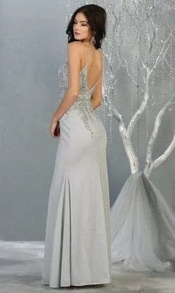 May Queen - MQ1796 Lace Applique-Ornate Trumpet Dress -Wedding Dresses shop online may queen mq1796 lace applique ornate trumpet dress evening dresses 28889279791187