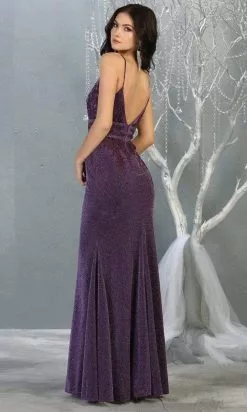 May Queen - MQ1796 Lace Applique-Ornate Trumpet Dress -Wedding Dresses shop online may queen mq1796 lace applique ornate trumpet dress evening dresses 28889279856723