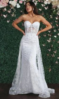 May Queen MQ1837 - Strapless Corset Bodice Sheath Gown 8 May Queen MQ1837 - Strapless Corset Bodice Sheath Gown -Wedding Dresses shop online may queen mq1837 strapless corset bodice sheath gown special occasion dress 29832449654867