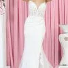 May Queen RQ7919 - Embroidered Mermaid Wedding Gown