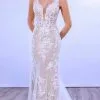 MNM COUTURE 10085 - Embroidered Lace Bridal Gown -Wedding Dresses shop online mnm couture 10085 embroidered lace bridal gown special occasion dress 0 ivory nude 30954839965779