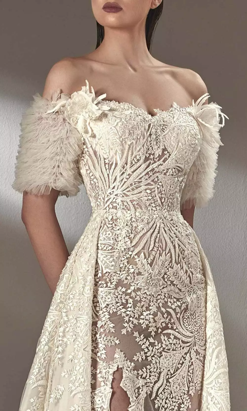 MNM COUTURE - K3881 Off Shoulder Sheath/A-Line Evening Dress 5 MNM COUTURE - K3881 Off Shoulder Sheath/A-Line Evening Dress - Image 3