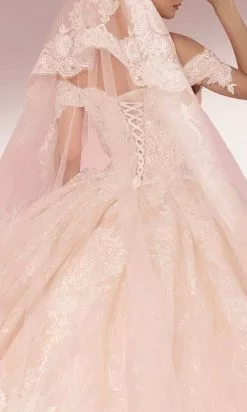 MNM COUTURE W2111 - Off Shoulder Beaded Gown -Wedding Dresses shop online mnm couture w2111 off shoulder beaded gown special occasion dress 30955035787347