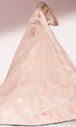 MNM COUTURE W2111 - Off Shoulder Beaded Gown -Wedding Dresses shop online mnm couture w2111 off shoulder beaded gown special occasion dress 30955035885651