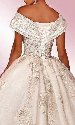 MNM COUTURE W2125 - Draped Off Shoulder Gown 9 MNM COUTURE W2125 - Draped Off Shoulder Gown -Wedding Dresses shop online mnm couture w2125 draped off shoulder gown special occasion dress 30955467341907